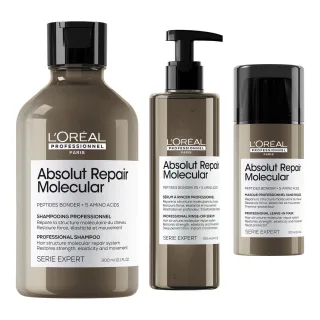 L'Oréal Professionnel Molecular Repair Restore & Strengthen Shampoo Serum Mask