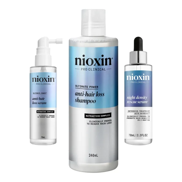 Nioxin Hairloss Defense System Shampoo Treatment Serum