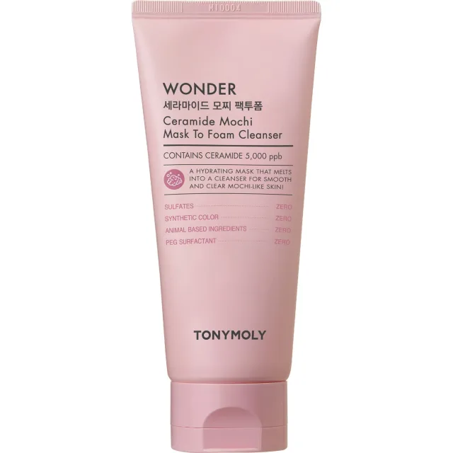 Tonymoly WONDER Mochi Mask To Foam Cleanser