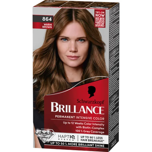 Schwarzkopf Brillance 864 Warm Brown