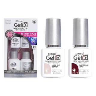 Depend Gel Manicure Essentials Set Start Kit, Less But Better & Bordeaux Lips