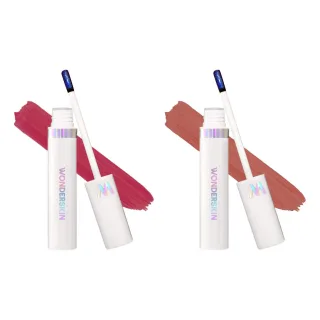 Wonderskin Wonder Blading Lip Stain Masque Toffee & Chestnut Duo