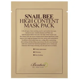 Benton Snail Bee High Content Mask Pack