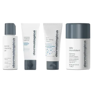 Dermalogica Complete Complexion Essentials Set Cleanser Exfoliant Day Cream & Moisturizer