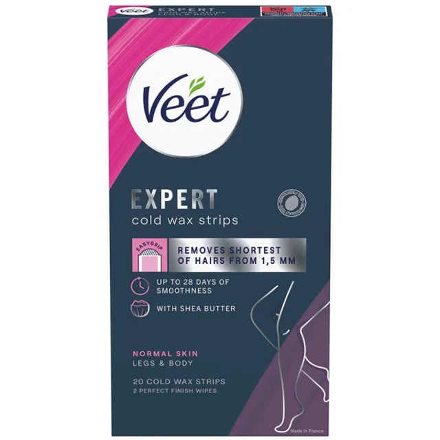 Veet Wax Strips Easy Grip For Normal Skin