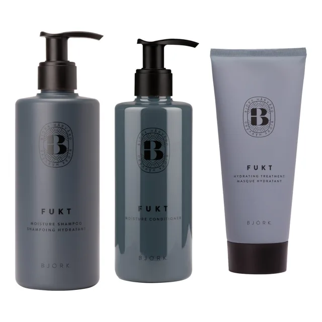 Björk FUKT Trio Shampoo & Conditioner & Treatment