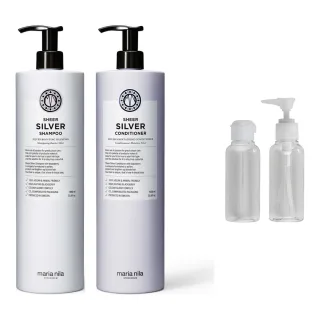 maria nila Sheer Silver Big Size Kit Shampoo Conditioner & Travel Bottle