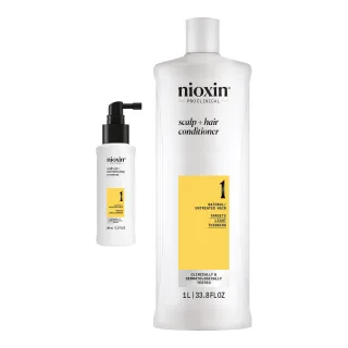 Nioxin System 1 Treatment & Conditioner Set Conditioner & Serum