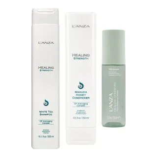 Lanza L'ANZA Healing Strenght Trio Shampoo Conditioner Silk Serum