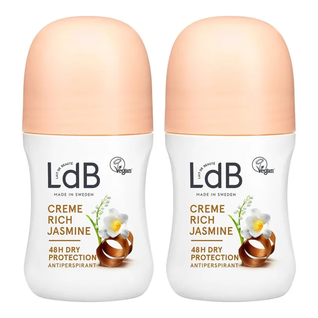 LdB Deo 48h Duo Creme Rich Jasmine