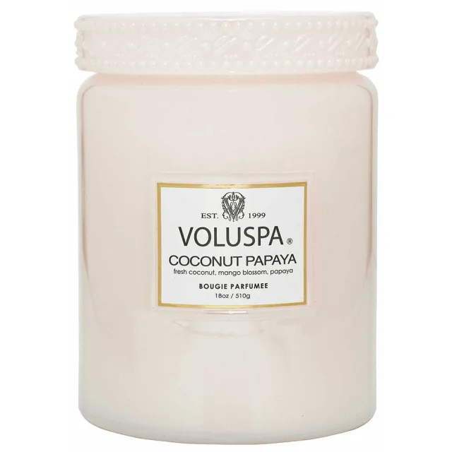 Voluspa Large Jar Candle Coconut Papaya