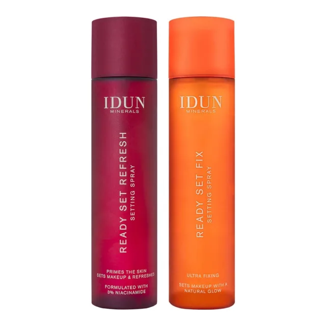 IDUN Minerals Setting Spray Set Ready Set Fix & Ready Set Refresh