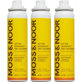 Moss & Noor After Workout Dry Shampoo Fresh Grapefruit 3 pack