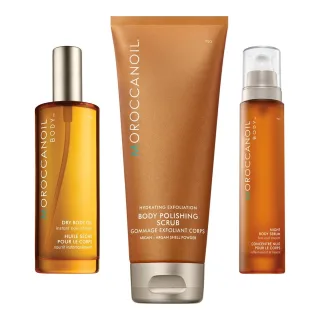 Moroccanoil Nourishing Night Body Ritual Body Oil Scrub Serum