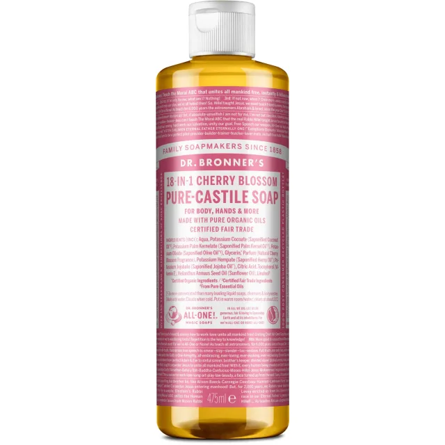Dr. Bronner's 18-in-1 Cherry Blossom Pure-Castile Soap