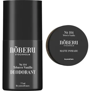 Nõberu Stockholm Farsdag Favoriter Matte Pomade & Tobacco Vanilla Deodorant