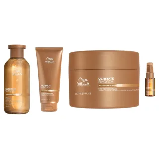 Wella Professionals Ultimate Smooth Haircare Ritual Shampoo Conditioner Mask Oil Serum