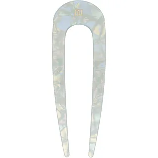 Dark French Hair Pin Milieu Green
