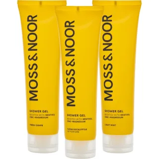 Moss & Noor After Workout Shower Gel Mixed 3 pack