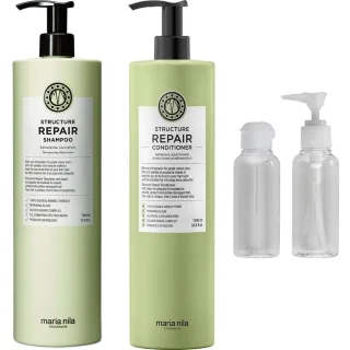 maria nila Structure Repair Set Shampoo Conditioner & Travel Bottle