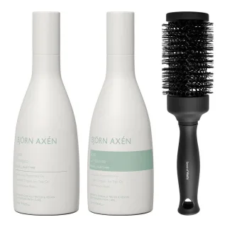 Björn Axén Scalp Care & Styling Essentials Shampoo Conditioner & Blowout Brush