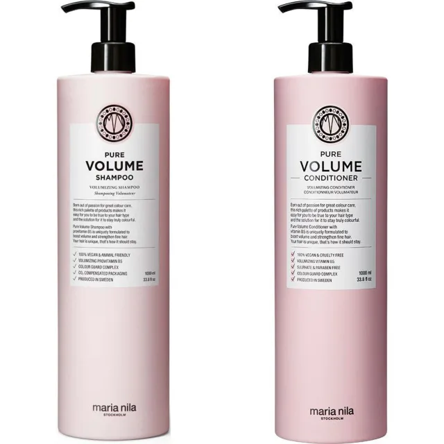 maria nila Pure Volume Set Shampoo Conditioner 1000ml · 1000 ml