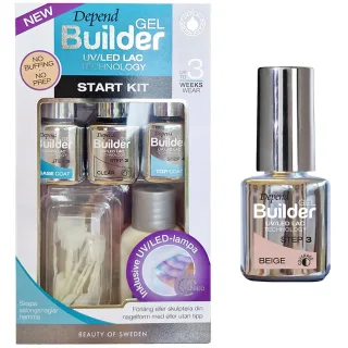 Depend Gel Builder Starter Set Starter Kit & Beige