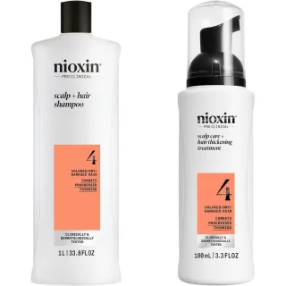 Nioxin System 4 Shampoo & Treatment Set Shampoo & Serum