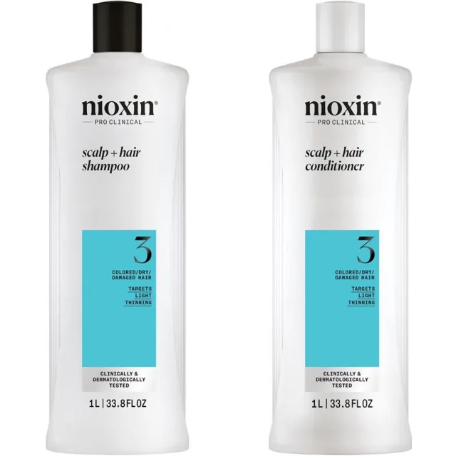Nioxin System 3 Hair Care Set Shampoo & Conditioner