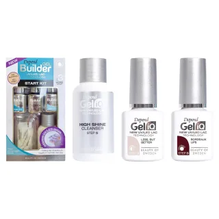 Depend Gel Manicure Essentials Starter Set Starter Kit, High Shine Cleanser
