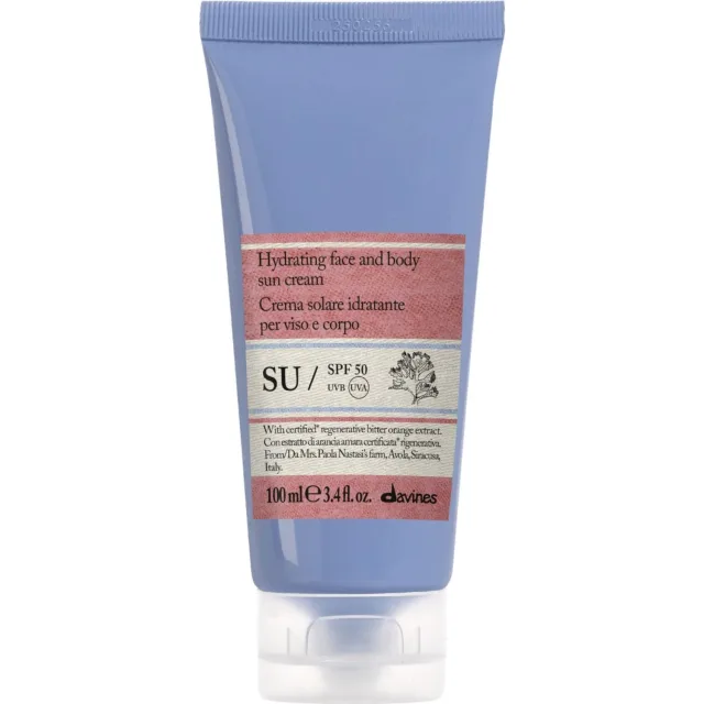 Davines SU Hydrating Face And Body Sun Cream SPF 50