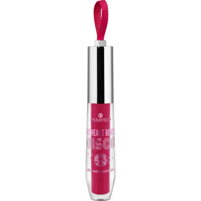 essence MY HEART BEATS DISCO Glitter Switch Liquid Lipstick