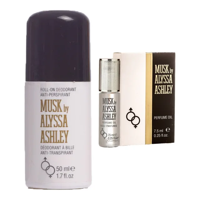 Alyssa Ashley Musk Set Set Deodorant & Parfum Oil