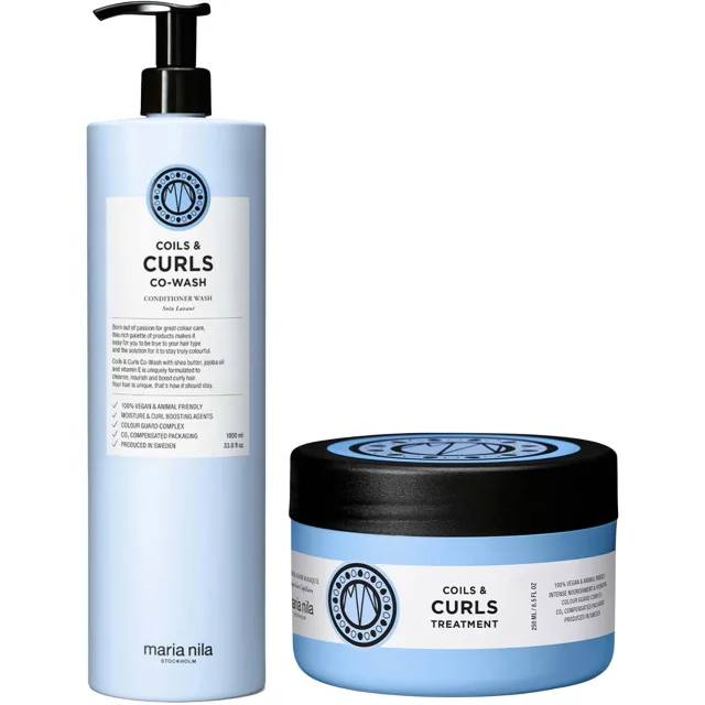 maria nila Coils & Curls Set Co-Wash, Treatment