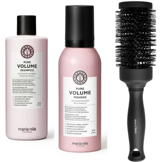 maria nila Volume Hair Set Shampoo Mousse & Blowout Brush