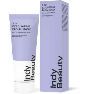 Indy Beauty 3 In 1 Exfoliating Facial Mask