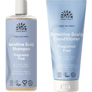 Urtekram Sensitive Scalp Fragrance Free Set Shampoo & Conditioner