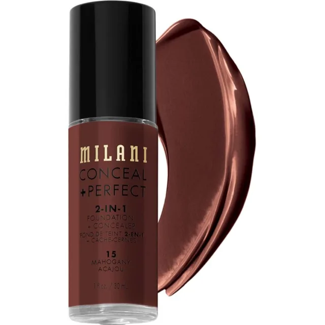 Milani Cosmetics Conceal & Perfect Liquid Foundation Mahogany