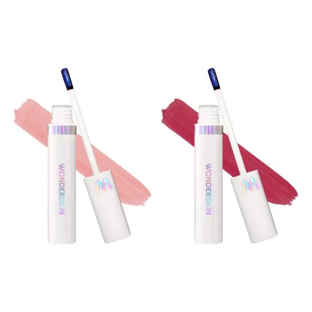 Wonderskin Wonder Blading Lip Stain Masque Light & Toffee Rose Duo