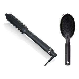 ghd Smooth & Shine Hair Styling Set Hot Brush & Detangling Brush