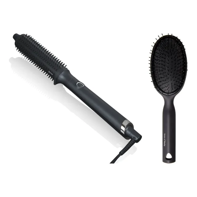 ghd Smooth & Shine Hair Styling Set Hot Brush & Detangling Brush