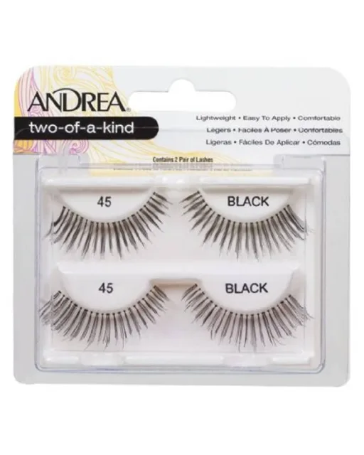 AnDrea Two-Of-A-Kind Lashes Black