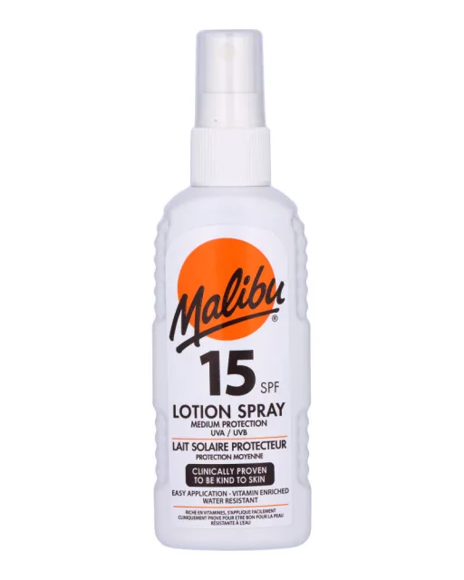 Malibu Sun Lotion Spray SPF 15 (F)