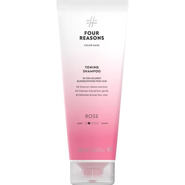 Four Reasons Color Mask Toning Shampoo Rose