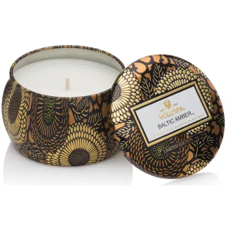 Voluspa Baltic Amber Japonica Decorative Tin Candle