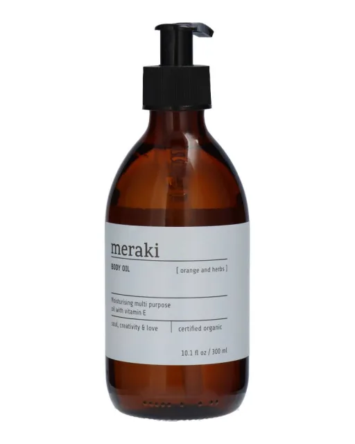 Meraki Body Oil Orange and Herbs
