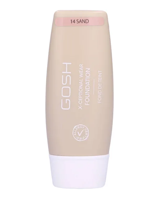 Gosh X-Ceptional Wear Foundation 14 Sand · 30 ml