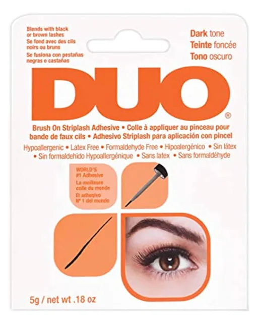 DUO Brush On Striplash Adhesive Dark Tone