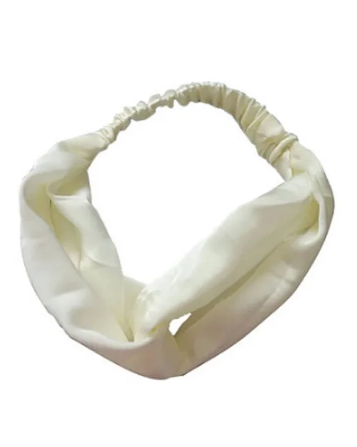 Everneed Silk Head Band Offwhite