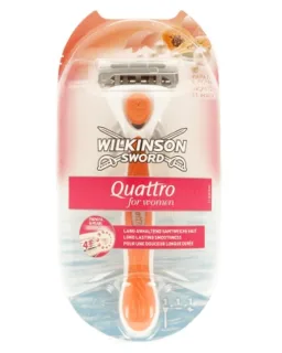 Wilkinson Sword for Women - Quattro papaya & pearl